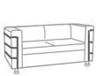 Двухместный диван