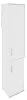 Офисный шкаф высокий узкий закрытый 2 секции, Л/Пр.
