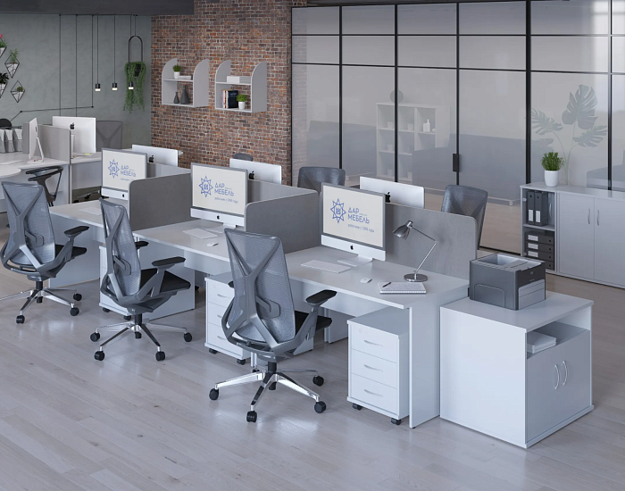 фото Офисная мебель Riva Grey					 №4					